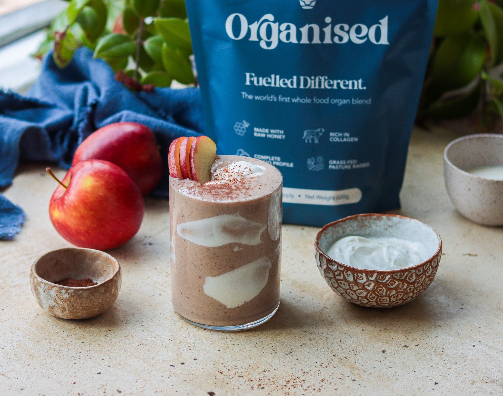 Apple Pie Raw Milk Smoothie