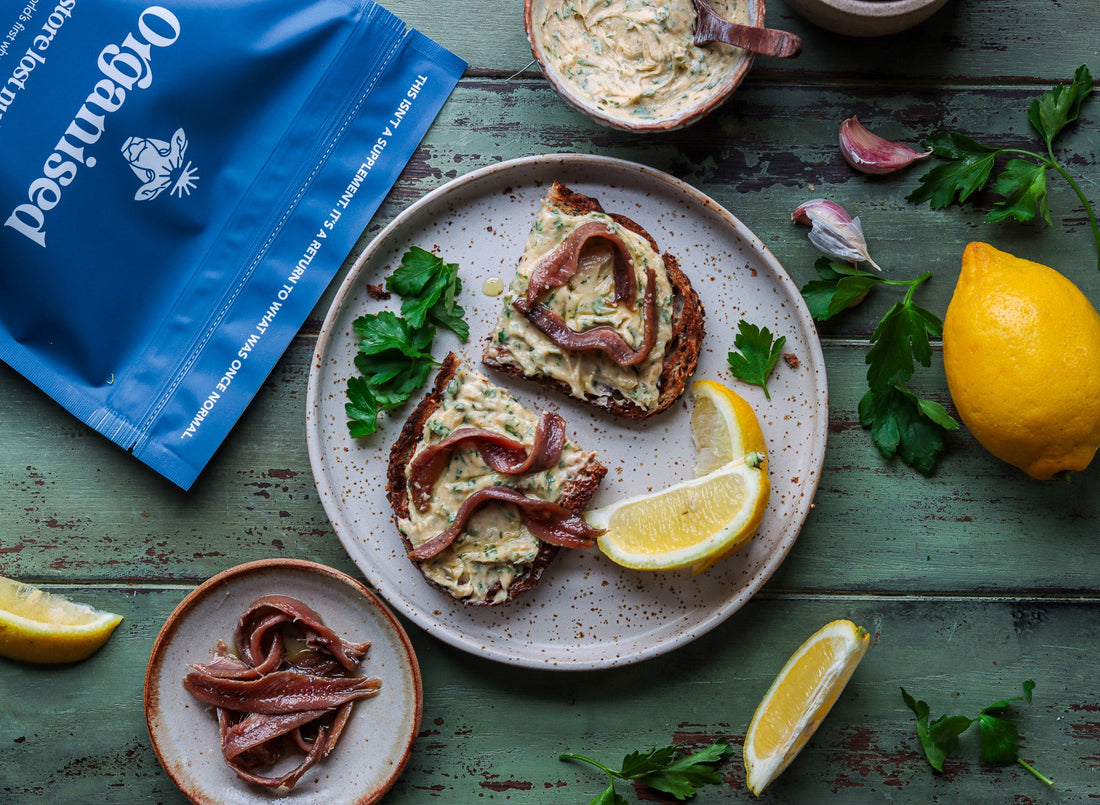 Whipped Raw Butter With Organs & Anchovies