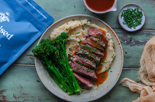 Venison Steak With Celeriac Mash