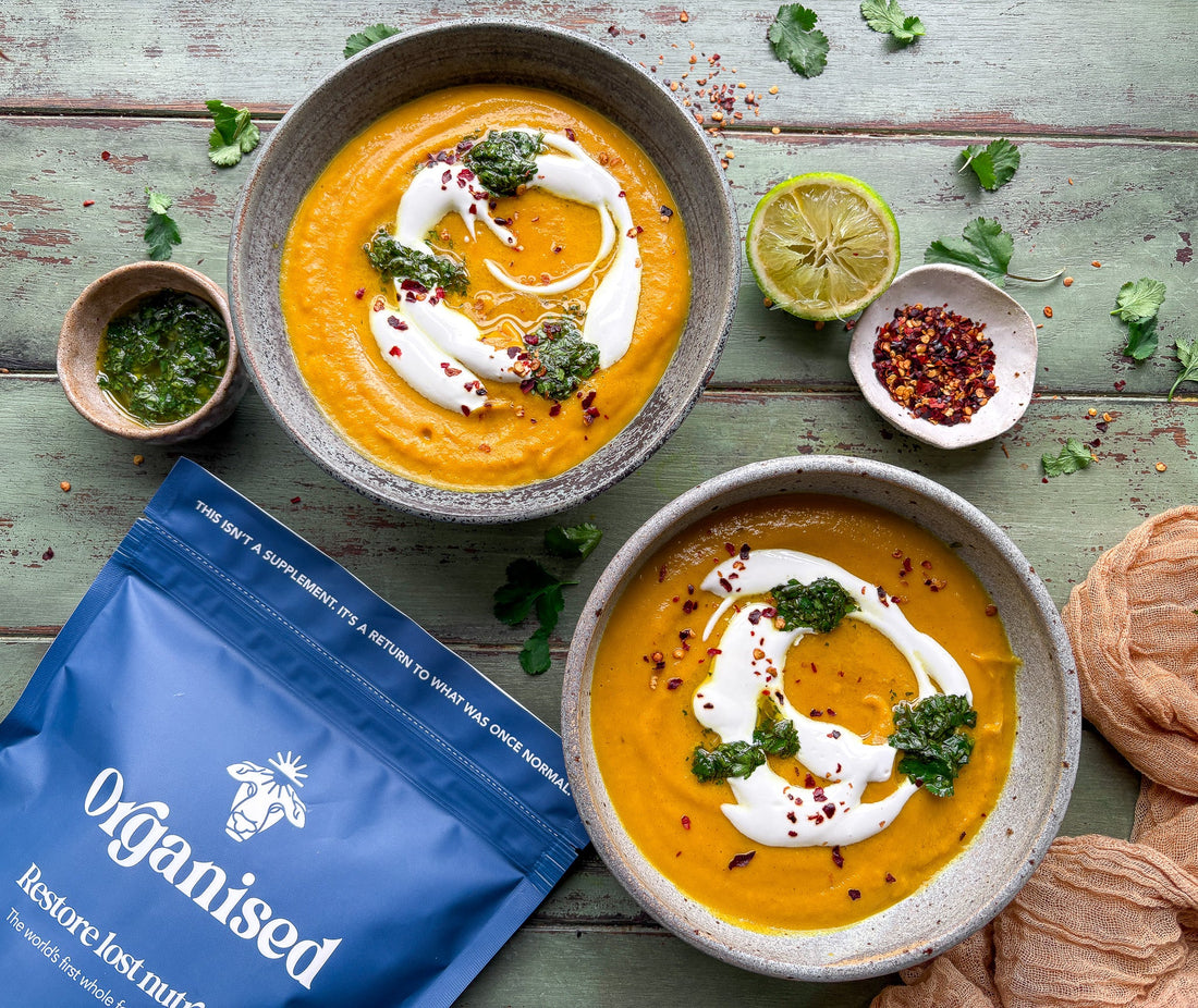 Curried Swede & Sweet Potato Soup