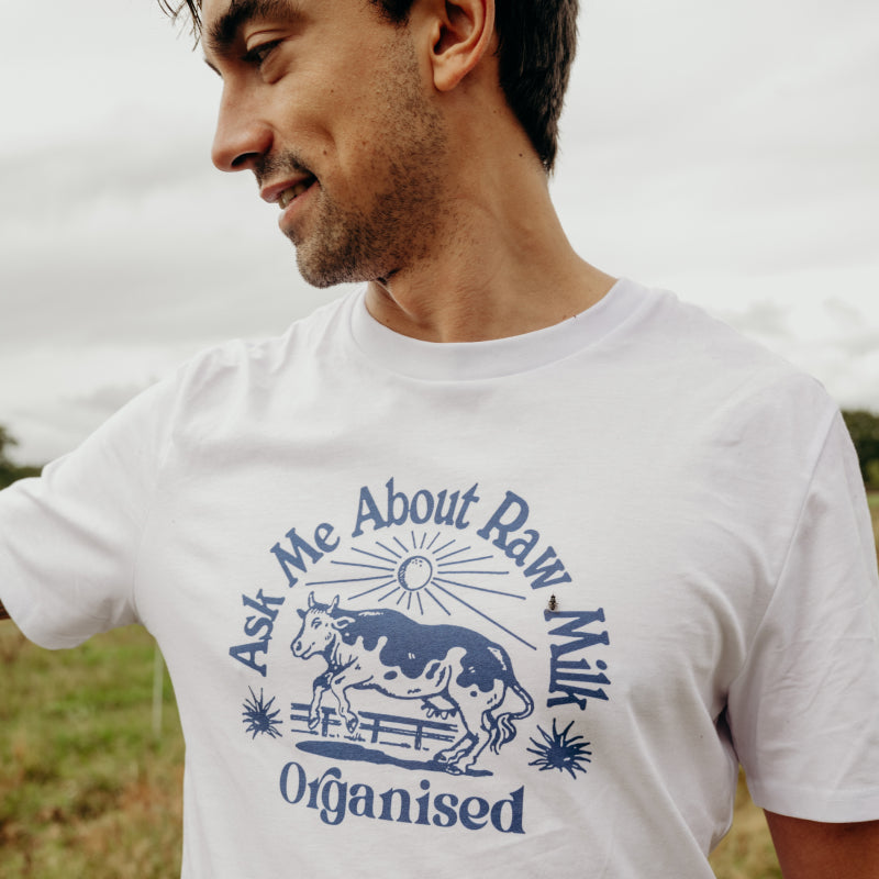 Ask Me About Raw Milk Tee