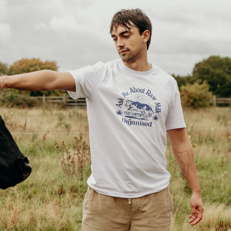 Ask Me About Raw Milk Tee