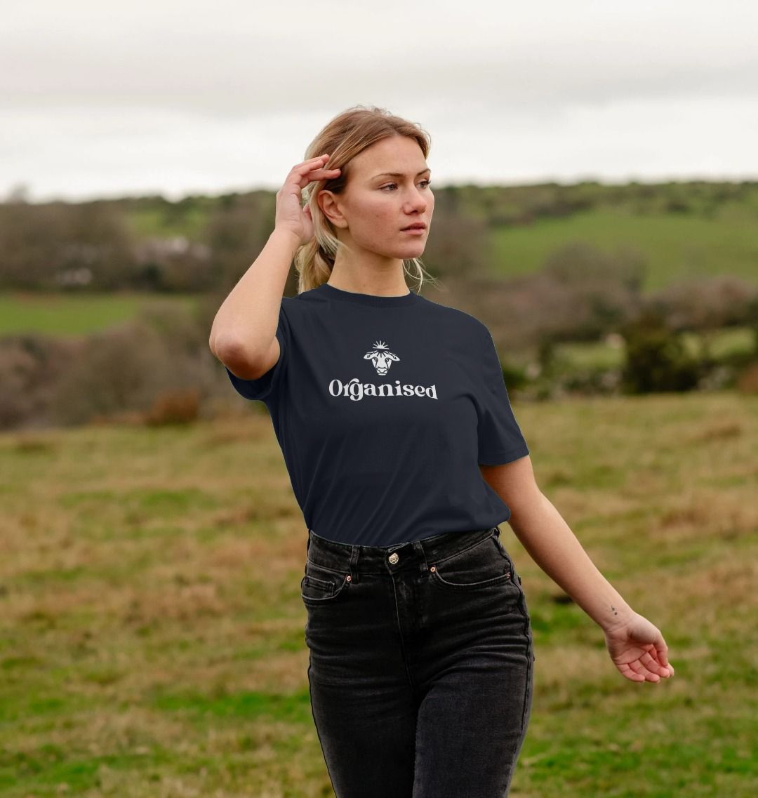 Organised Navy Tee